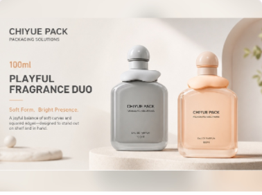 Fragrance Duo Bottles in Rounded-Shoulder PET
