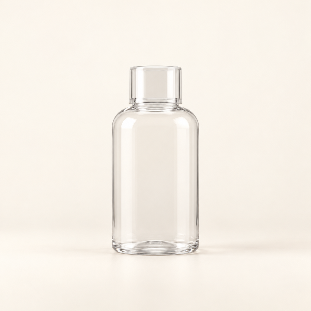 Transparent bottle example