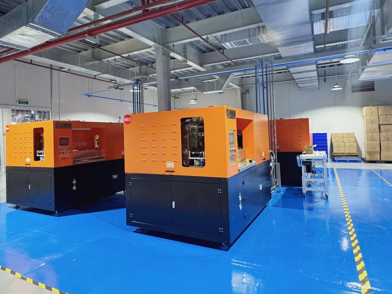 Blow moulding workshop